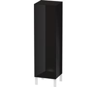 Duravit L-Cube armoires mi-hautes individual, 1 porte charnière à droite, dimensions variables, 250-500x200-363x901-1320mm, LC1190R4040, Couleur: Laque noire brillante