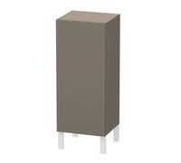 Duravit L-Cube armoires mi-hautes individual, 1 porte charnière à droite, dimensions variables, 250-500x200-363x600-900mm, LC1189R9090, Couleur: Flanelle Vernis gris satiné mat soyeux