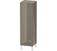Duravit L-Cube armoires mi-hautes individual, 1 porte charnière à gauche, dimensions variables, 250-500x200-363x901-1320mm, LC1190L8989, Couleur: Laque haute brillance Gris Flanelle