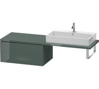 Duravit L-Cube Base pour console, largeur 1020mm, profondeur 547mm, 2 tiroirs, LC583903838, Couleur: Laque Dolomiti Grey brillante