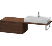 Duravit L-Cube Base pour console, largeur 1020mm, profondeur 547mm, 2 tiroirs, LC583906969, Couleur: Noyer brossé Placage bois véritable