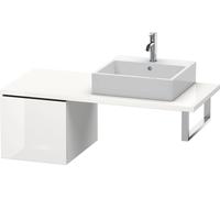 Duravit L-Cube Base pour console, largeur 420mm, profondeur 547mm, 1 tiroir, LC583108585, Couleur: Laque brillante blanche