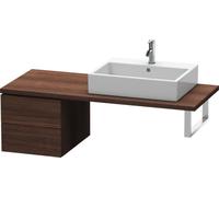 Duravit L-Cube Base pour console, largeur 420mm, profondeur 547mm, 2 tiroirs, LC583605353, Couleur: Décor marron foncé
