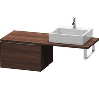 Duravit L-Cube Base pour console, largeur 620mm, profondeur 547mm, 1 tiroir, LC583305353, Couleur: Décor marron foncé