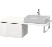 Duravit L-Cube Base pour console, largeur 620mm, profondeur 547mm, 1 tiroir, LC583308585, Couleur: Laque brillante blanche