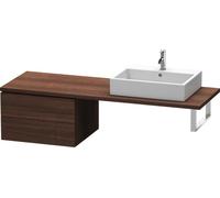 Duravit L-Cube Base pour console, largeur 620mm, profondeur 547mm, 2 tiroirs, LC583805353, Couleur: Décor marron foncé