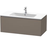 Duravit L-Cube bâti-support de lavabo suspendu, 1 tiroir, 1020x550x481mm, LC614209090, Couleur: Flanelle Vernis gris satiné mat soyeux