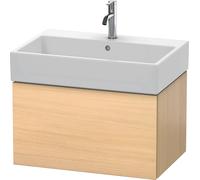 Duravit L-Cube bâti-support de lavabo suspendu, 1 tiroir, 684x394x459mm, LC617607171, Couleur: Placage chêne méditerranéen en bois véritable