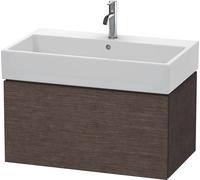 Duravit L-Cube bâti-support de lavabo suspendu, 1 tiroir, 784x394x459mm, LC617707272, Couleur: placage en chêne véritable brossé foncé
