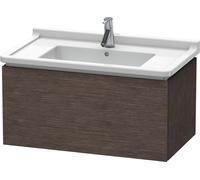 Duravit L-Cube bâti-support de lavabo suspendu, 1 tiroir, 820x408x469mm, LC616507272, Couleur: placage en chêne véritable brossé foncé