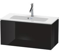 Duravit Meuble sous-vasque L-Cube LC615704040 82 x 39 cm, 1 tiroir, noir brillant, suspendu