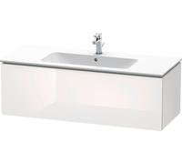 Duravit L-Cube bâti-support lavabo suspendu, 1 tiroir, 1220x400x481mm, LC614302222, Couleur: Décor blanc brillant