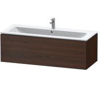 Duravit L-Cube bâti-support lavabo suspendu, 1 tiroir, 1220x400x481mm, LC614306969, Couleur: Noyer brossé Placage bois véritable