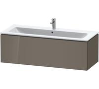 Duravit L-Cube bâti-support lavabo suspendu, 1 tiroir, 1220x400x481mm, LC614308989, Couleur: Laque haute brillance Gris Flanelle