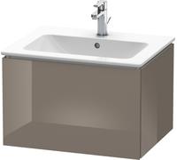 Duravit L-Cube bâti-support lavabo suspendu, 1 tiroir, 620x400x481mm, LC614008989, Couleur: Laque haute brillance Gris Flanelle