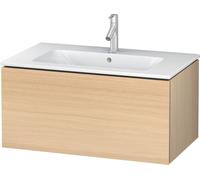 Duravit L-Cube bâti-support lavabo suspendu, 1 tiroir, 820x400x481mm, LC614107171, Couleur: Placage chêne méditerranéen en bois véritable