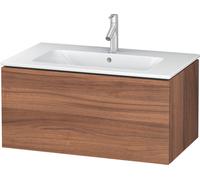 Duravit L-Cube bâti-support lavabo suspendu, 1 tiroir, 820x400x481mm, LC614107979, Couleur: Décor noyer naturel