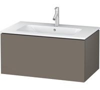 Duravit L-Cube bâti-support lavabo suspendu, 1 tiroir, 820x400x481mm, LC614109090, Couleur: Flanelle Vernis gris satiné mat soyeux