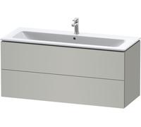 Duravit Meuble sous-vasque L-Cube LC624300707 122 x 48,1 cm gris béton mat, 2 tiroirs suspendu
