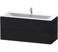 Duravit Vasque L-Cube LC624301616, 122 x 48, 2000 cm, chêne noir, 2 tiroirs, suspendu