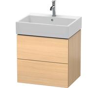 L-Cube Duravit vasque LC627507171 58,4x 45,9 cm, chêne méditerranéen, 2 tiroirs, suspendu