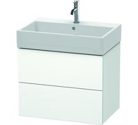 Duravit L-Cube bâti-support lavabo suspendu, 2 tiroirs, 684x544x459mm, LC627601818, Couleur: Décor blanc mat