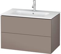 Duravit L-Cube bâti-support lavabo suspendu, 2 tiroirs, 820x550x481mm, LC624104343, Couleur: Décor basalte mat