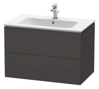 Duravit Vasque L-Cube LC624108080 82 x 48 cm Graphite Super Mat 2 tiroirs Suspendu