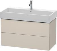 Duravit L-Cube bâti-support lavabo suspendu, 2 tiroirs, 984x544x459mm, LC627809191, Couleur: DÃ©cor taupe mat