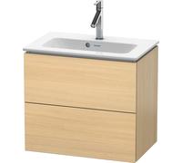 L-Cube Duravit vasque LC625607171 62 x 39, 2000 cm, chêne méditerranéen, 2 tiroirs, suspendu