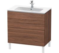 Duravit Vasque L-Cube LC662602121 - 82 x 48, 2000 cm, noyer foncé, 2 coulissants, debout