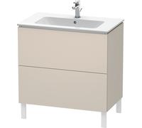 L-Cube Duravit vasque LC662609191 82 x 48, match2 cm, taupe mat, 2 2000