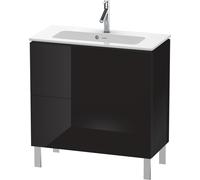 Duravit Vasque L-Cube LC667404040 82 x 39 cm Noir brillant
