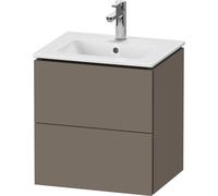 Duravit Meuble sous-lavabo mural L-Cube LC621809090 2 tiroirs 520 mm Gris flanelle satiné