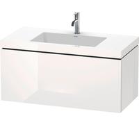 Duravit L-Cube c-bonded Ensemble suspendu, 1 tiroir, sans trop-plein, 1 trou pour robinet, 1000x500x480mm, LC6918O3030, Couleur: Décor chêne naturel