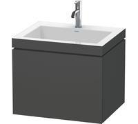 Duravit Meuble-vasque L-Cube LC6916O4949 60 x 48 cm, 1 tiroir, graphite mat, suspendu