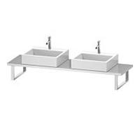 Duravit L-Cube console LC105C01818 épaisseur 3 cm, blanc mat, pour Aufsatzbecken , variable