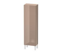 Duravit L-Cube demi-hauteur de caisson 400mm, profondeur 243mm, 1 porte, charnières à droite, LC1168R8686, Couleur: Laque Cappuccino haute brillance