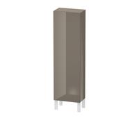 Duravit L-Cube demi-hauteur de caisson 400mm, profondeur 243mm, 1 porte, charnières à droite, LC1168R8989, Couleur: Laque haute brillance Gris Flanelle