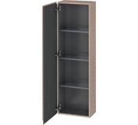 Duravit L-Cube demi-hauteur de caisson 400mm, profondeur 243mm, 1 porte, charnières à gauche, LC1168L1111, Couleur: chêne cachemire placage bois véritable