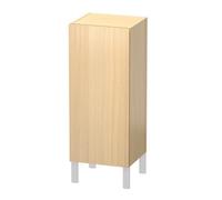 Duravit L-Cube Demi meuble haut individuel 1 porte, 2 étagères en verre, charnières à droite, hauteur min. 600 mm - max. 900 mm, largeur min. 250 mm - max. 500 mm, profondeur min. 200 mm - max. 363 mm