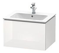 Duravit Bâti-support lavabo suspendu L-Cube LC614002222 1 tiroir 620x400x481 mm Décor blanc brillant