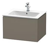 Duravit L-Cube Duravit LC614009090 Flanelle Gris semi-lustré, 62x40x48,1cm, 1 tiroir