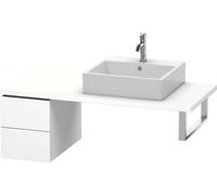 Duravit L-Cube élément bas pour console, 2 tiroirs, 320x400x547mm, LC583501818, Couleur: Décor blanc mat