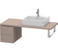 Duravit L-Cube élément bas pour console, 2 tiroirs, 320x400x547mm, LC583504343, Couleur: Décor basalte mat