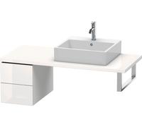 Duravit L-Cube élément bas pour console, 2 tiroirs, 320x400x547mm, LC583508585, Couleur: Laque brillante blanche
