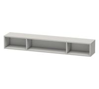 Duravit L-Cube LC120000707 80 x 14 cm, gris béton mat, 3 compartiments, horizontal