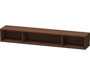 Duravit L-Cube Élément d'étagère horizontal, 3 compartiments, 140x800x120mm, LC120006969, Couleur: Noyer brossé Placage bois véritable