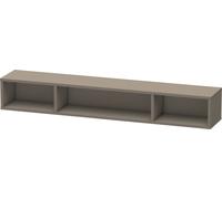 Duravit L-Cube Élément d'étagère horizontal, 3 compartiments, 140x800x120mm, LC120009090, Couleur: Flanelle Vernis gris satiné mat soyeux