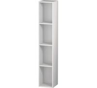 Duravit L-Cube Élément d'étagère vertical, 4 compartiments, 180x180x1000mm, LC120502222, Couleur: Décor blanc brillant
